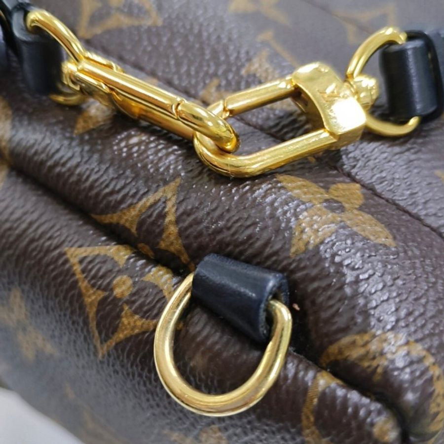 Louis Vuitton 經典老花迷你後背包，PALM SPRINGS系列，LV路易威登，雙肩包，小書包，逛街包，街頭包，二手真品，免運-7