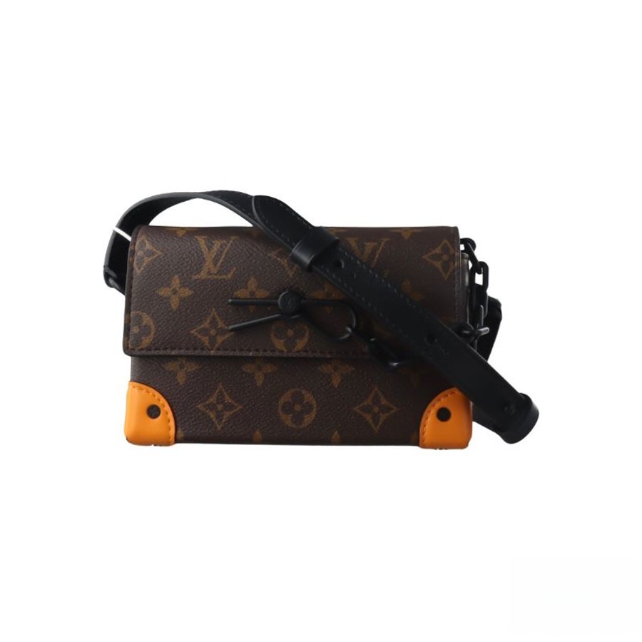 Louis Vuitton 經典老花相機包,LV路易威登,SOFT TRUNK系列,單肩包,肩背包,逛街包,街頭包,二手真品,免運-0