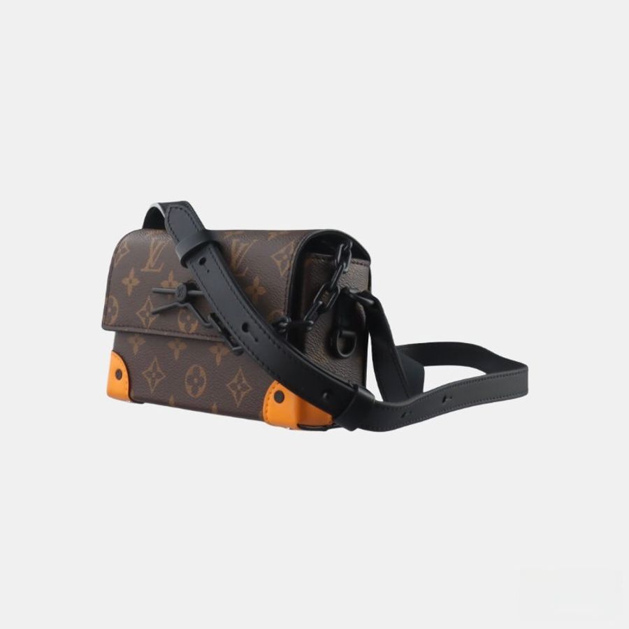 Louis Vuitton 經典老花相機包,LV路易威登,SOFT TRUNK系列,單肩包,肩背包,逛街包,街頭包,二手真品,免運-1