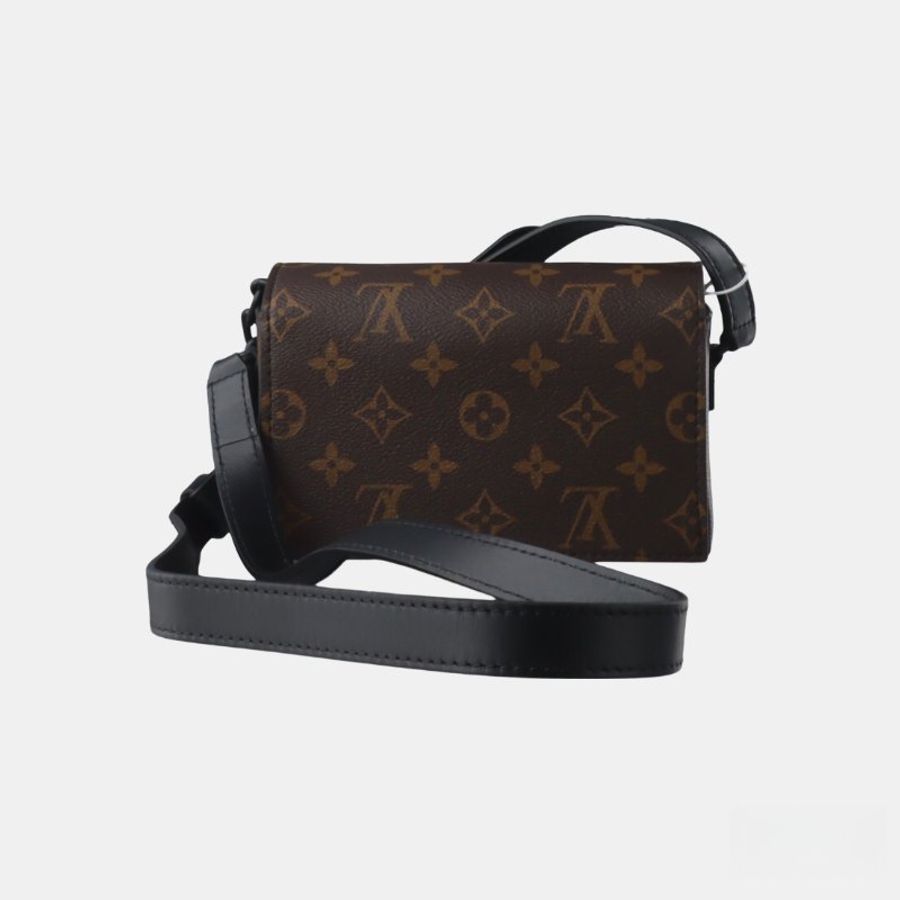 Louis Vuitton 經典老花相機包,LV路易威登,SOFT TRUNK系列,單肩包,肩背包,逛街包,街頭包,二手真品,免運-2