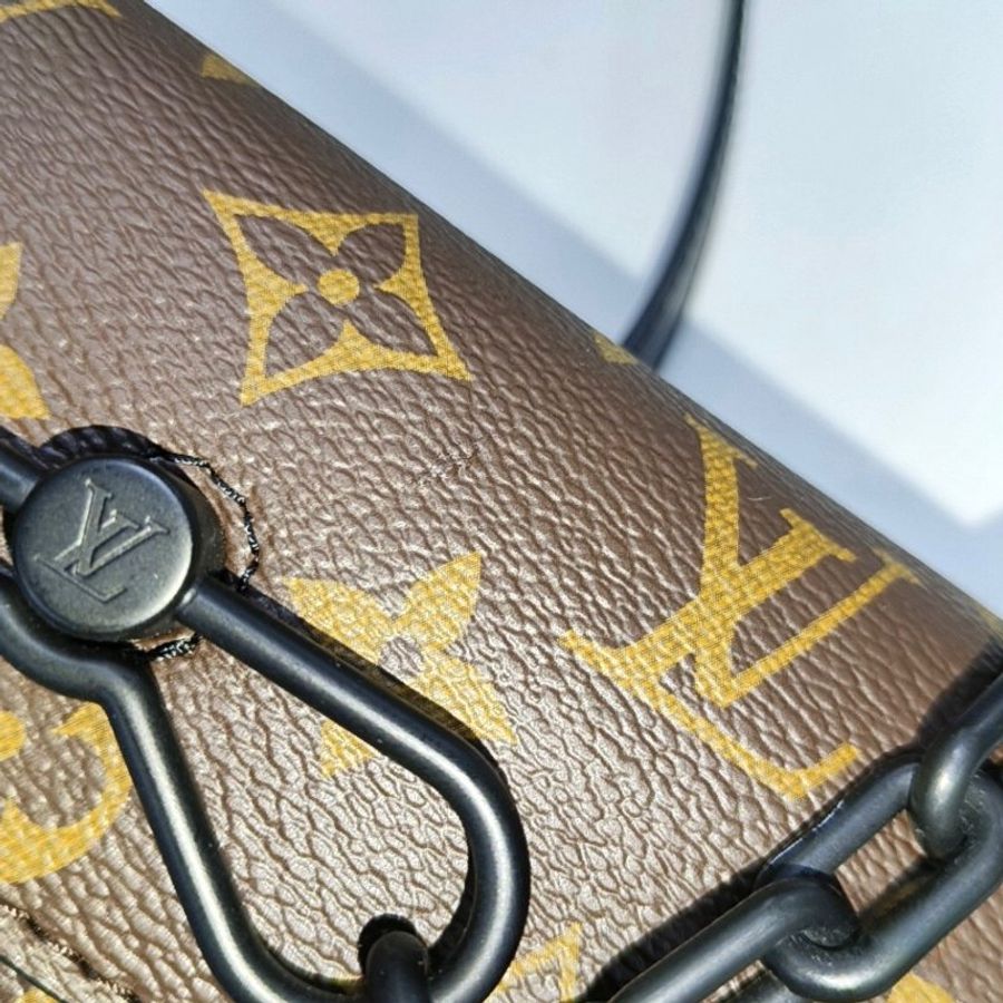 Louis Vuitton 經典老花相機包,LV路易威登,SOFT TRUNK系列,單肩包,肩背包,逛街包,街頭包,二手真品,免運-6