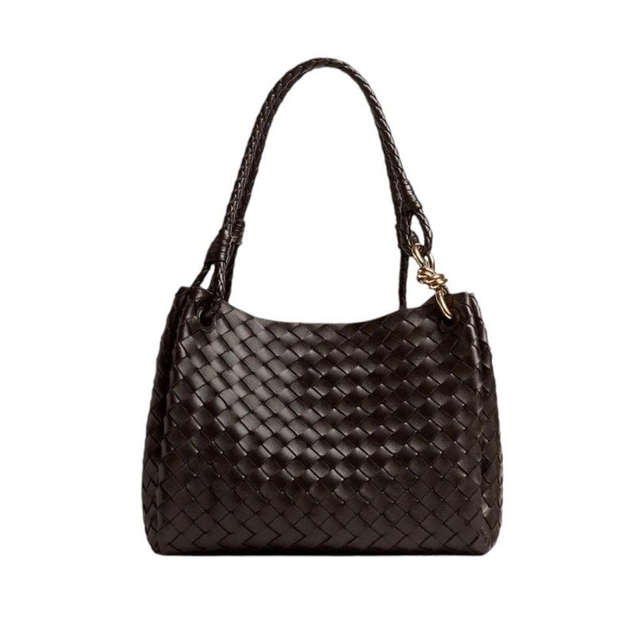 Bottega Veneta 796571 大款 Parachute 降落傘編織包 太妃糖棕色《當季專櫃正售★全新商品 》-10