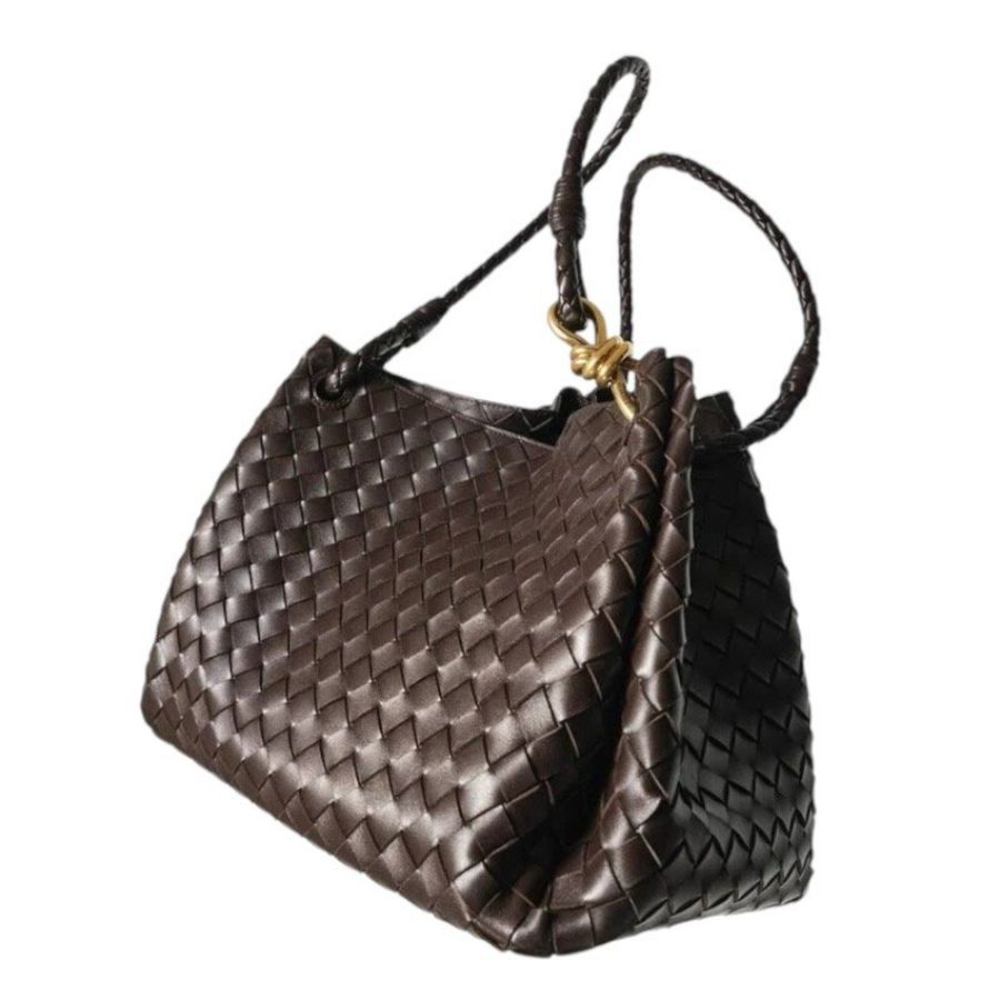 Bottega Veneta 796571 大款 Parachute 降落傘編織包 太妃糖棕色《當季專櫃正售★全新商品 》-11