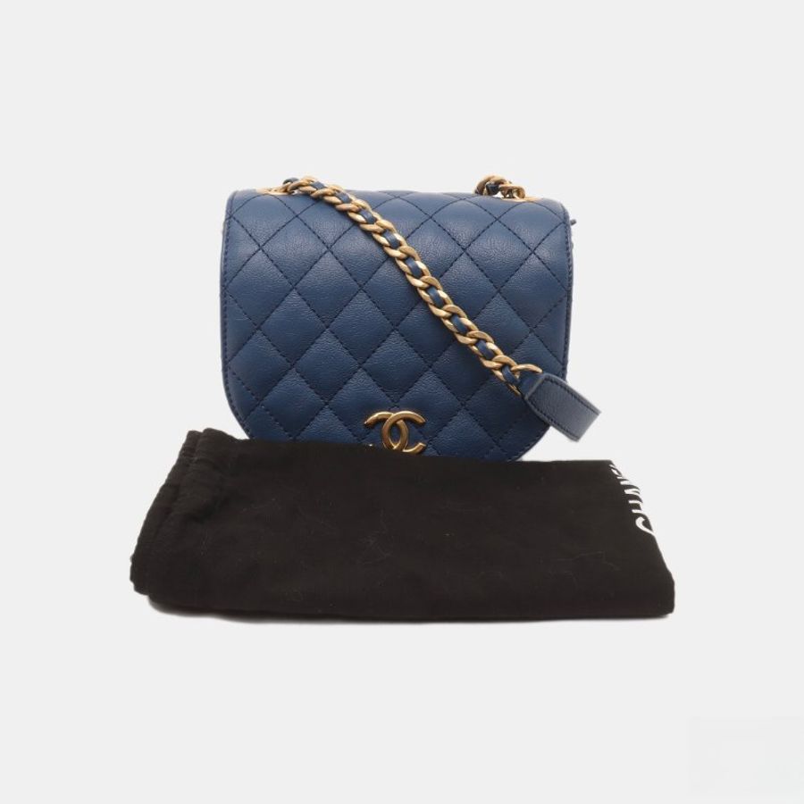 CHANEL 經典菱格紋復古側背包，肩背包，單肩包，斜背包，二手真品，正品，免運-4