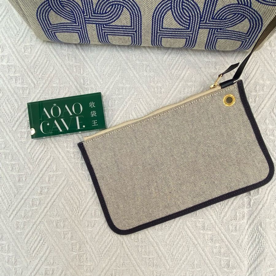 HERMES HERBAG 31 灰藍色 豬鼻 U Stamp 手提 單肩包-2