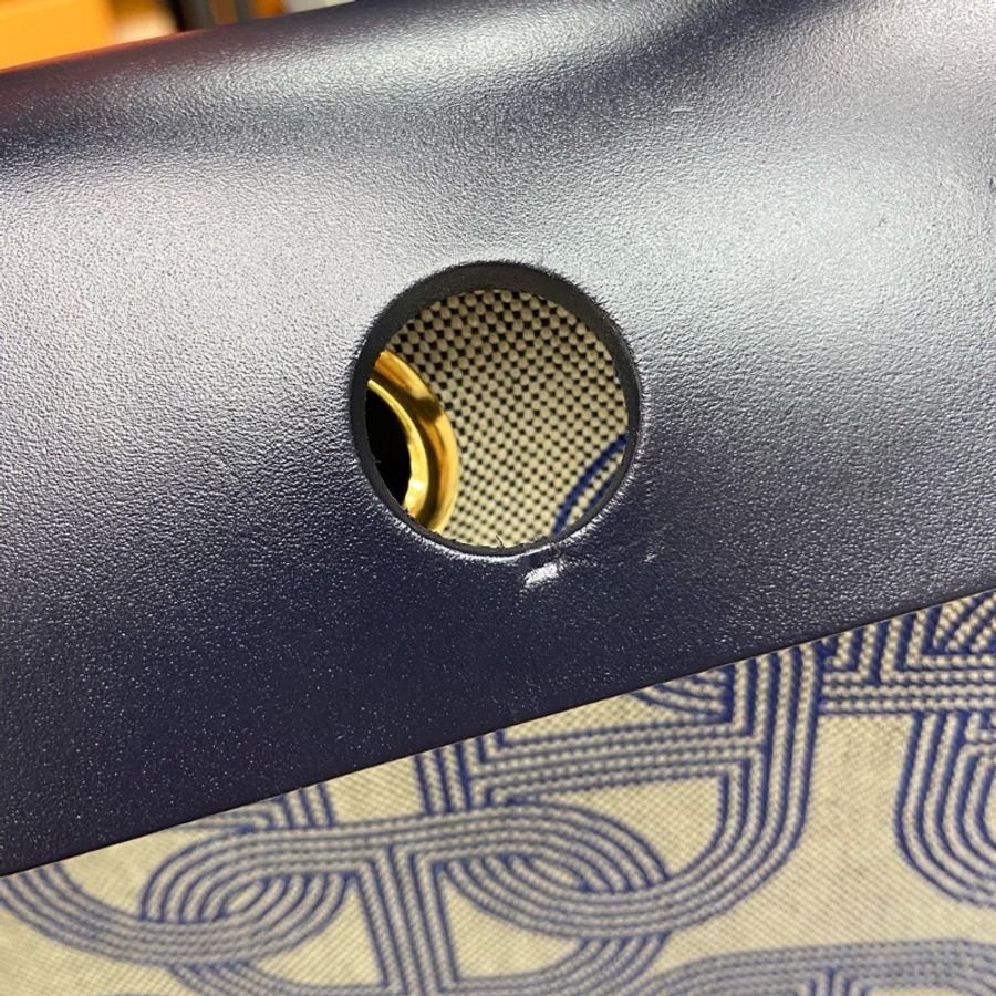 HERMES HERBAG 31 灰藍色 豬鼻 U Stamp 手提 單肩包-11