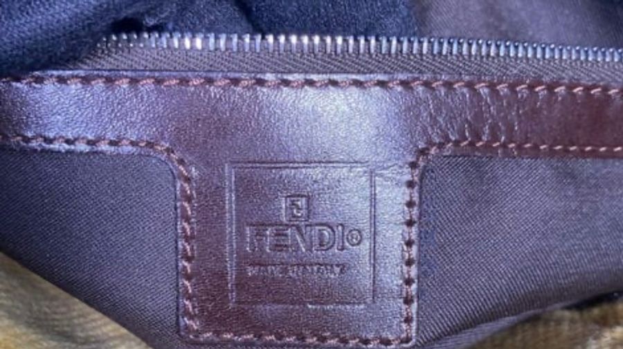 Fendi 老花雙層法棍腋下包-4