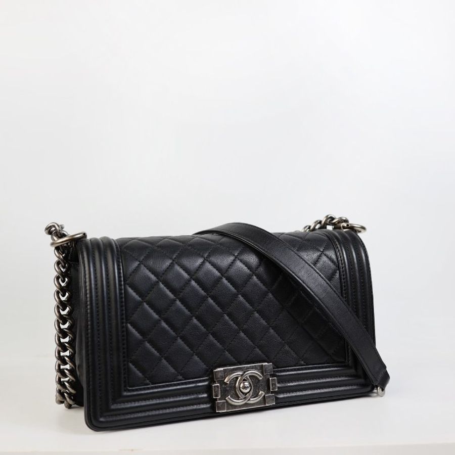 二手Chanel Boy 25復古銀釦-3