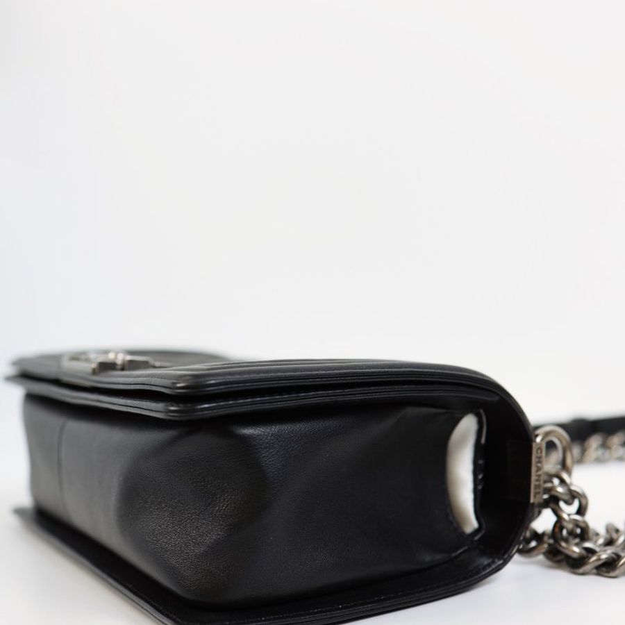 二手Chanel Boy 25復古銀釦-14