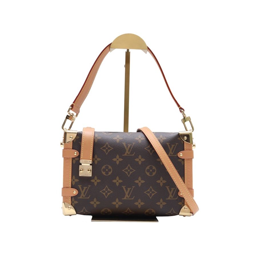 LOUIS VUITTON(路易威登) Side Trunk 軟盒子包 大號 24 老花 PVC 晶片-2