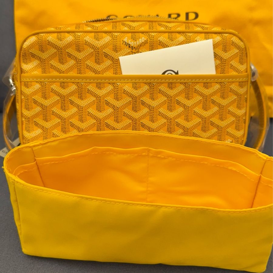 GOYARD 戈雅 狗牙 CAPVERT相機包 最難買到的黃色-7