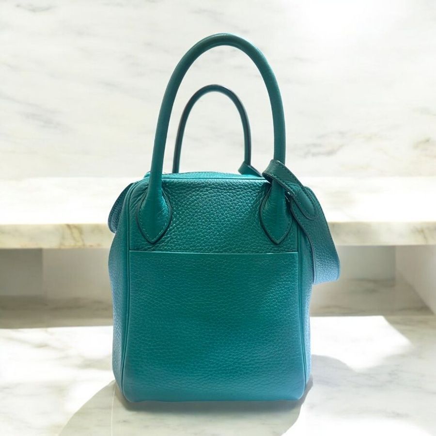HERMES 絲絨綠LINDY30/A-3