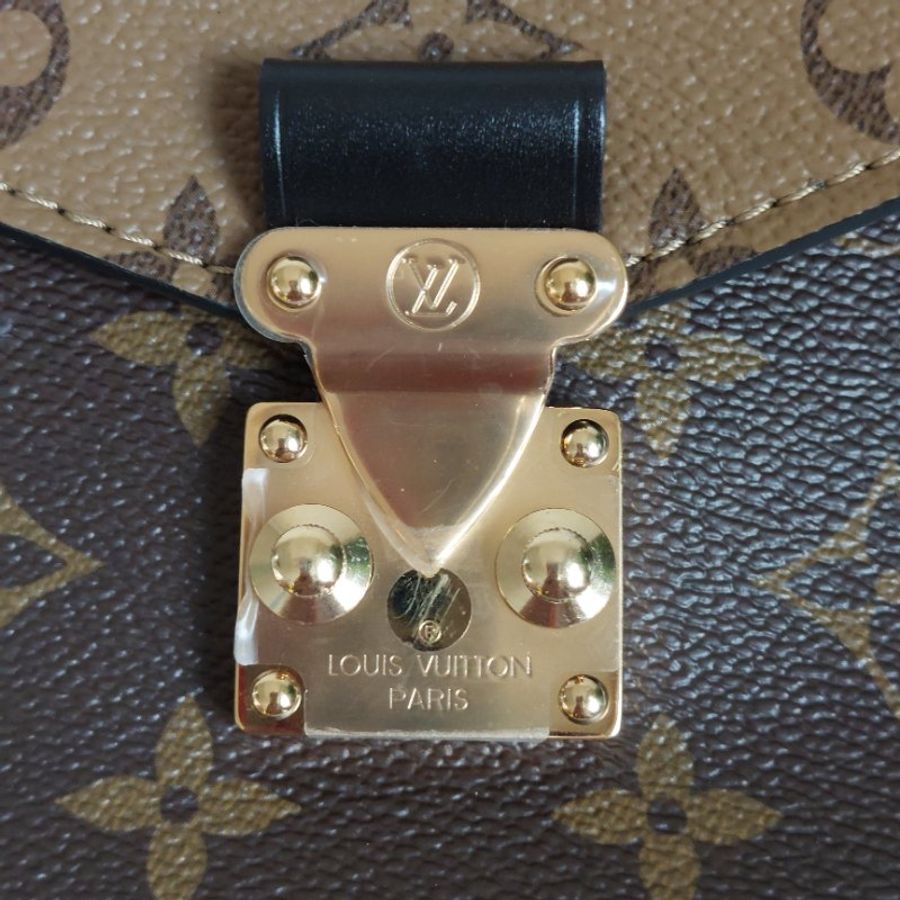 LV 老花 M44876 🎀現品實拍 🎀拼接雙色 郵差包 斜背 肩背 手提包~二手近新品-82