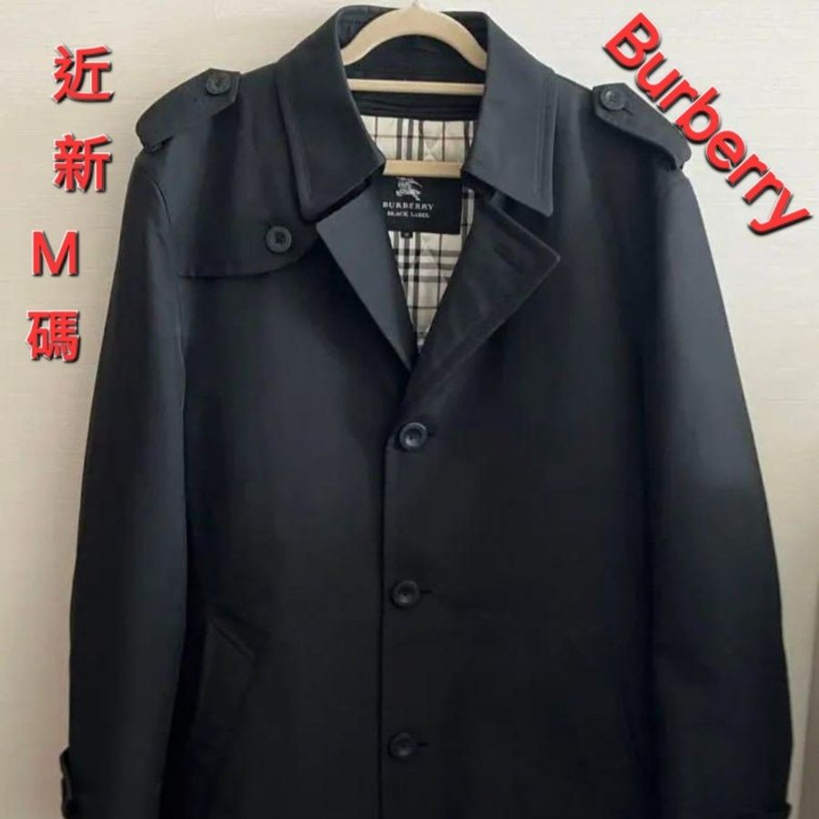 近新品/M碼/Burberry 男神風衣-0