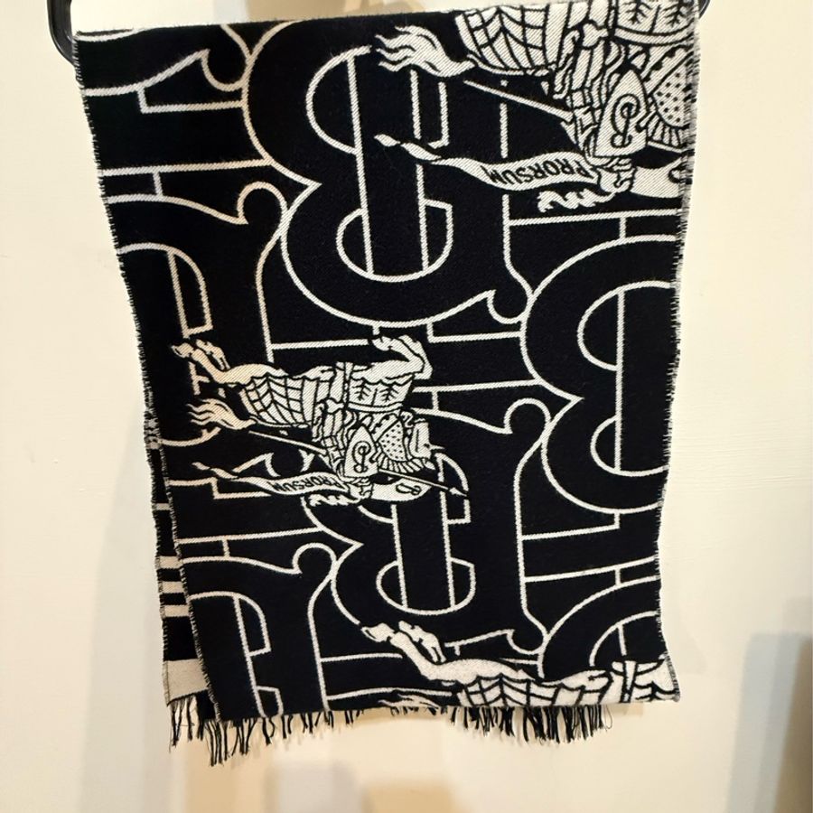 BURBERRY EKD戰馬圍巾-3