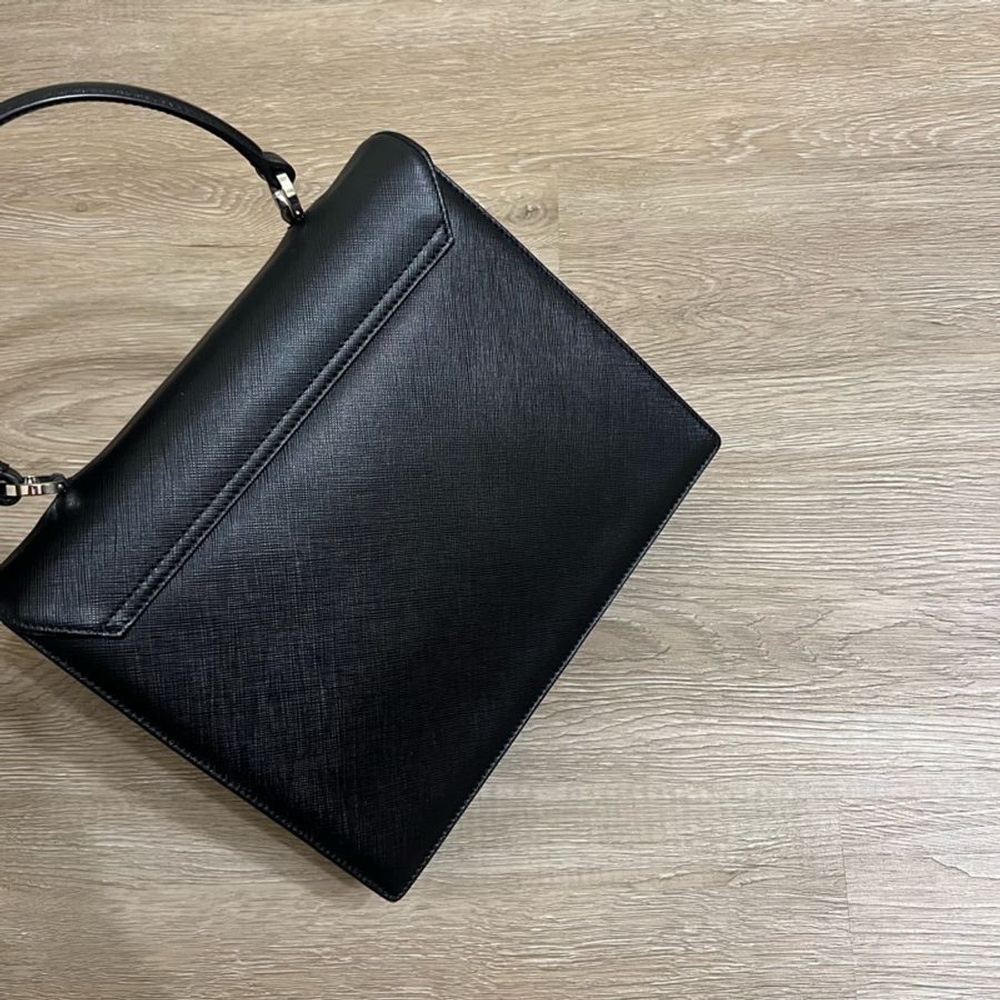 瑞奇二手精品 salvatore ferragamo 牛皮防刮 博物館包 美品-5