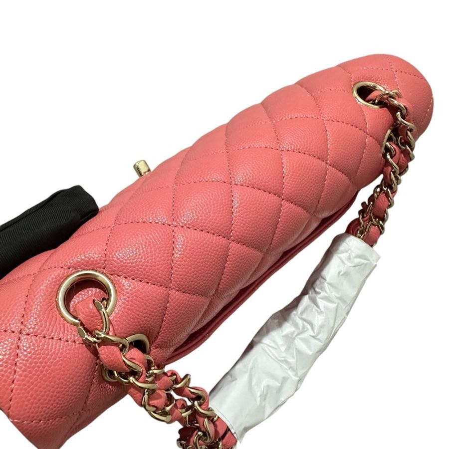 Chanel Caviar Cf25 蜜桃粉-7