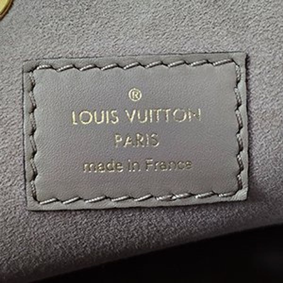 已售出【L3193】LV奶茶色牛皮大LOGO壓紋 NéoNoé 水桶兩用包 (MM) M45555-7
