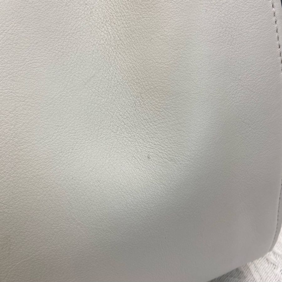 McQueen 全牛皮白色托特包 tote bag 單肩包 手提包 購物袋-6