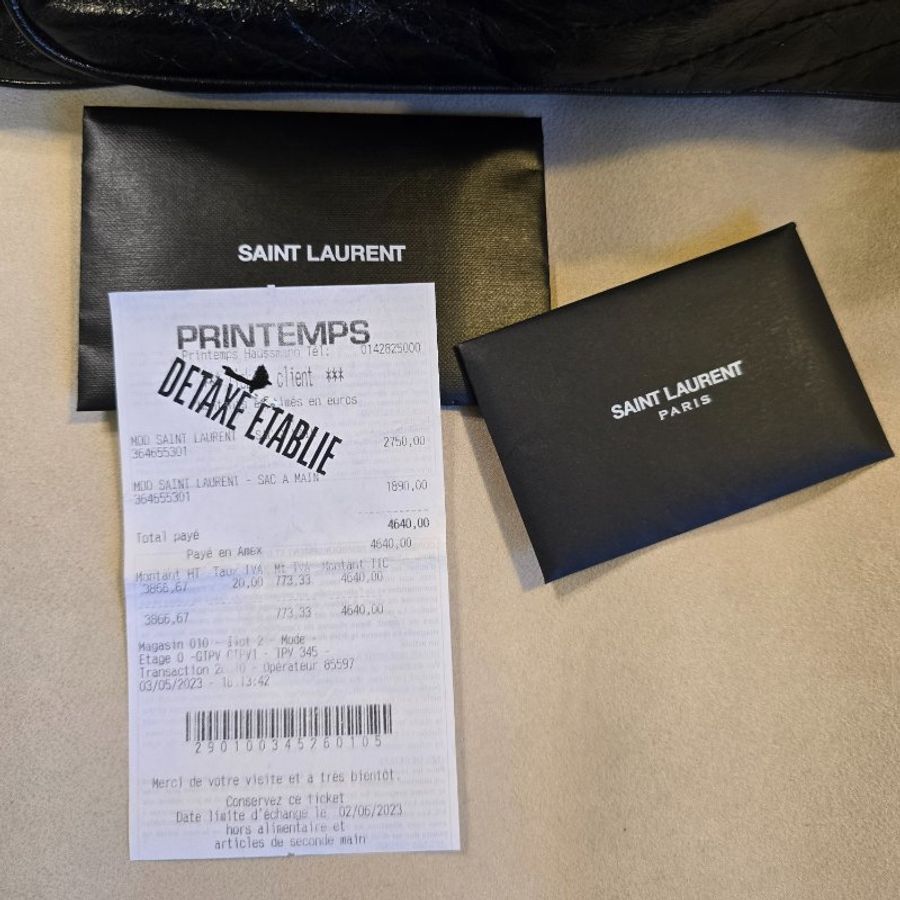 Saint Laurent YSL NIKI 黑色 大款-3