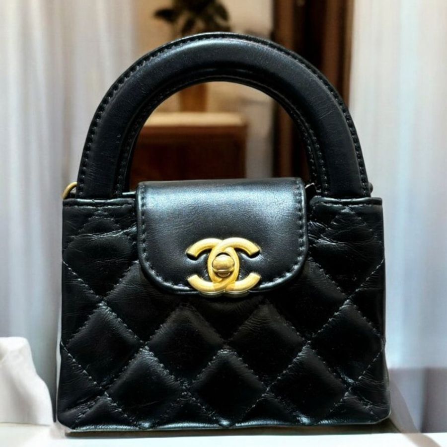 CHANEL MINI黑金KELLY/晶片*展示品-1
