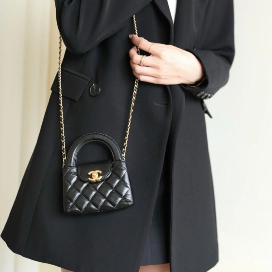 CHANEL MINI黑金KELLY/晶片*展示品-4