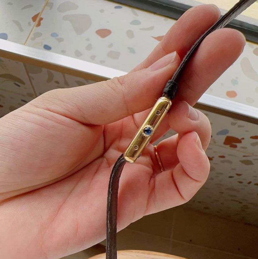 中古 卡地亞坦克 Tank must de Cartier 鍍18k金 手動上鏈機械錶 vintage-3