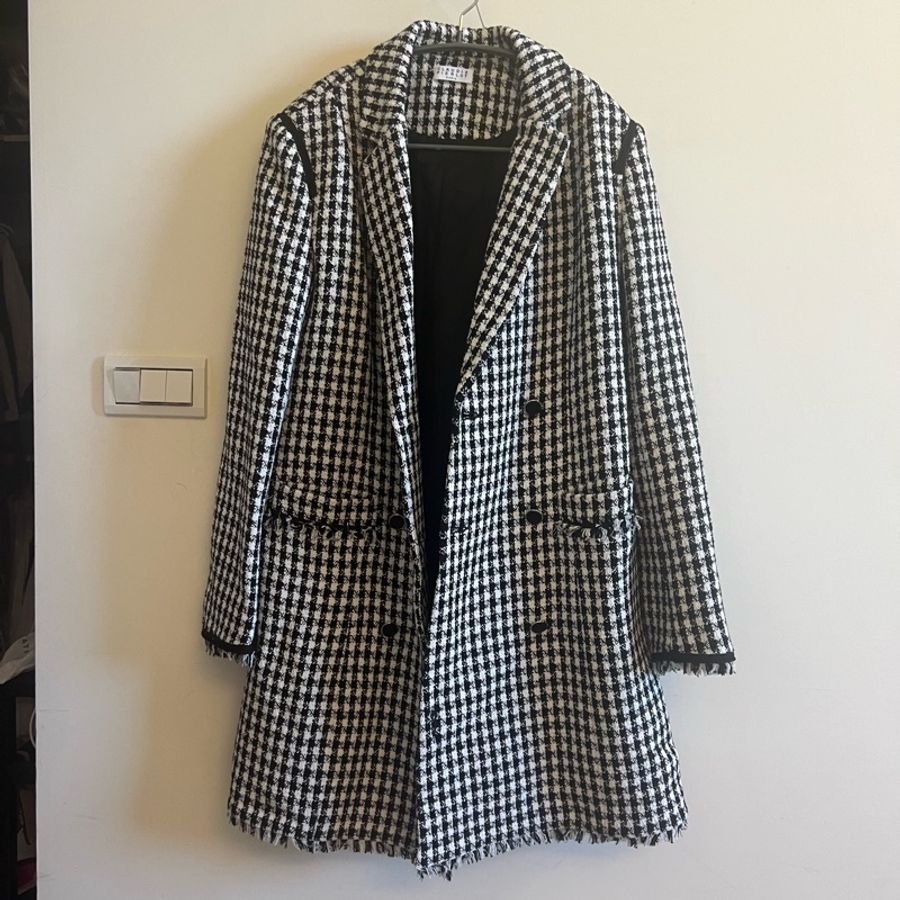 CLAUDIE PIERLOT 千鳥格 洋裝 外套-4