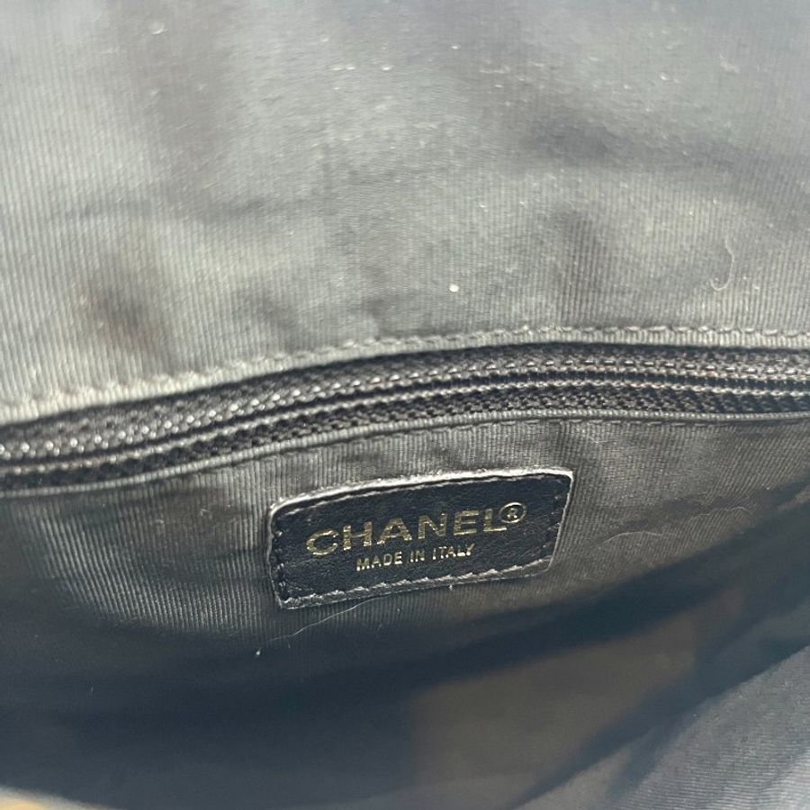 Chanel Chocolate Bar Handbag 中古冰格方格羊皮手提袋側肩腋下包-7