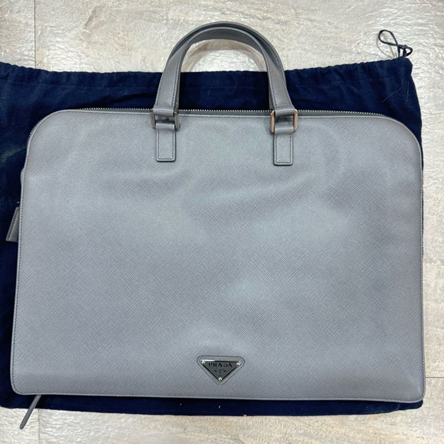 Prada 男士公文包！大約尺寸40*28*9cm-5