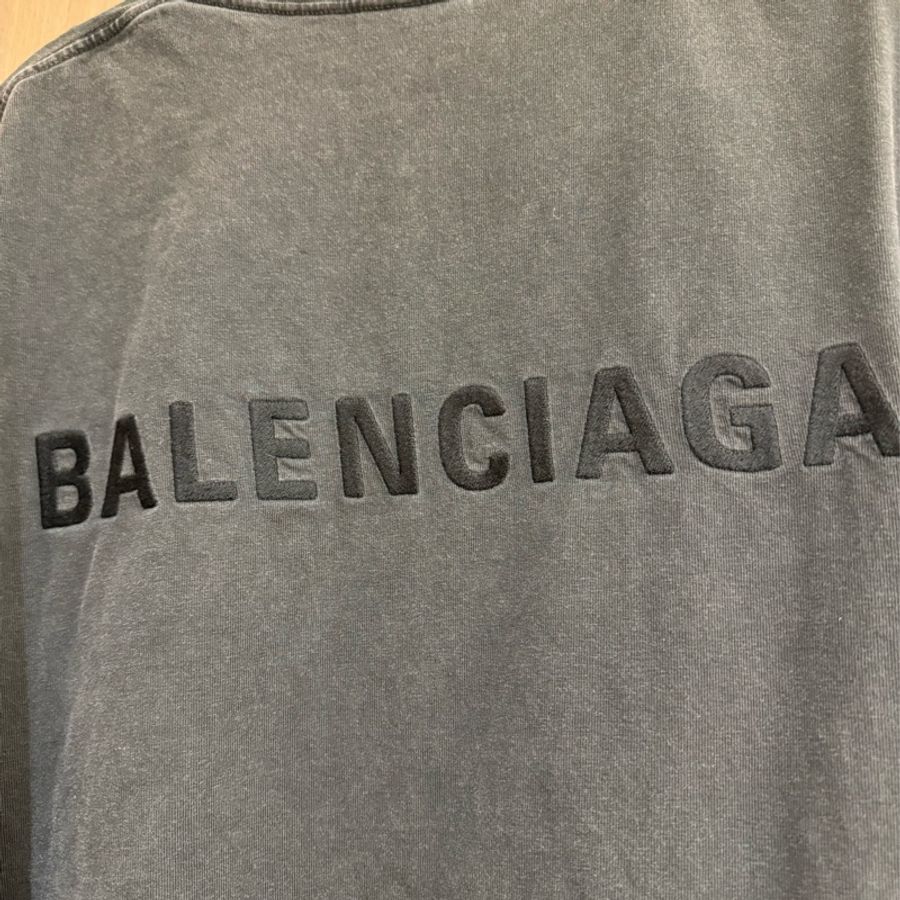全新 Balenciaga 巴黎世家 前后刺繡 短袖上衣-11