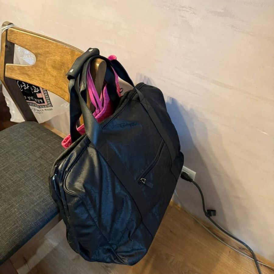 gucci 行李袋 旅行袋 旅行箱 手提袋 肩背包 手提包 公事包 可放 電腦包-15