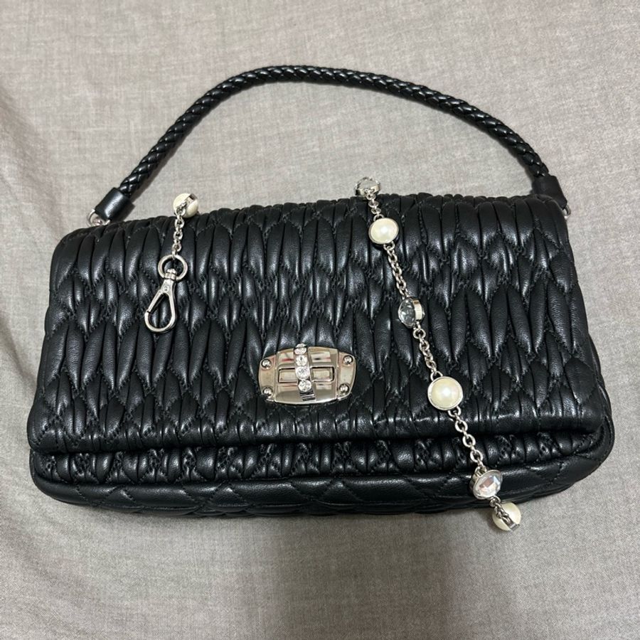 MIU MIU 5BD417 NAPPA CRYSTAL 單肩包/斜挎包-0