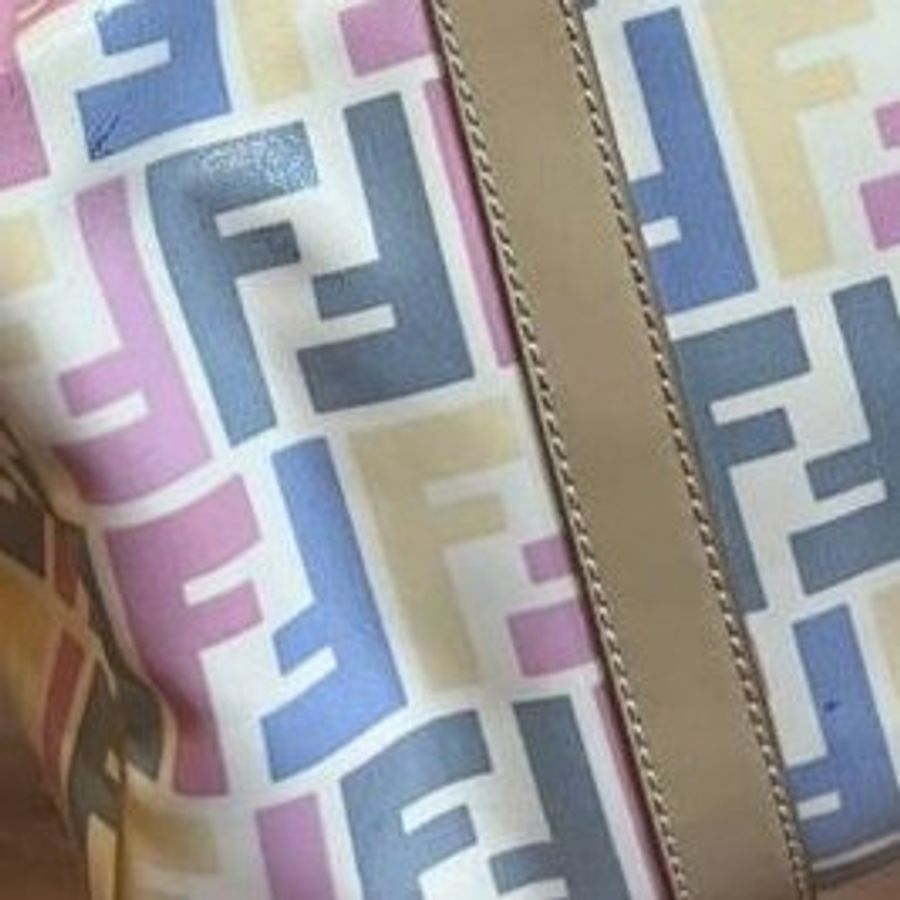 真品 Fendi 波士頓包 手提包 肩背包 側背包 斜背包 登機包-18