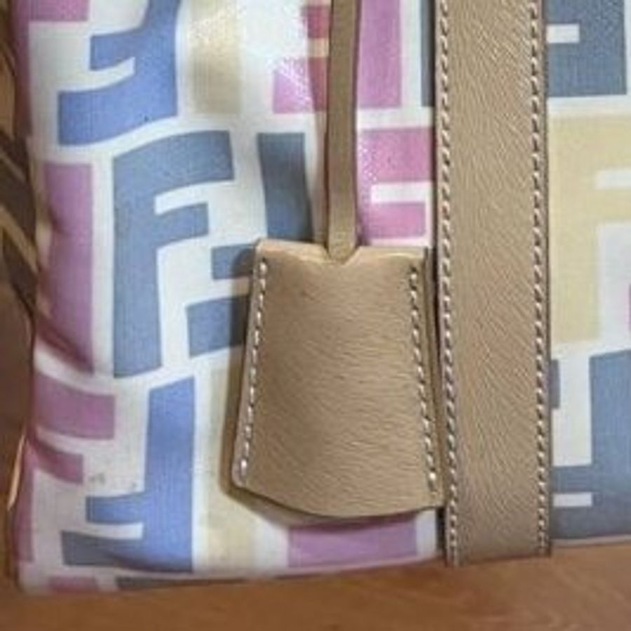 真品 Fendi 波士頓包 手提包 肩背包 側背包 斜背包 登機包-23