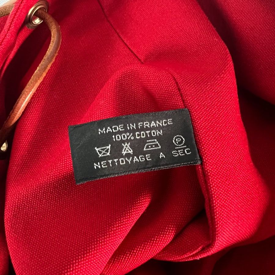 Hermès Polochon mimile Red Backpack 背包 側肩包 日本中古-7