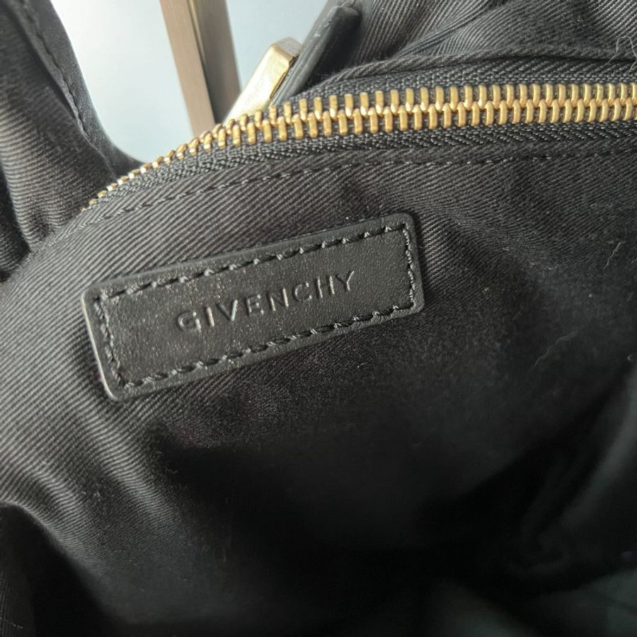 Givenchy Studded New Sacca 金色鉚釘側斜背包手提袋 日本中古二手-4