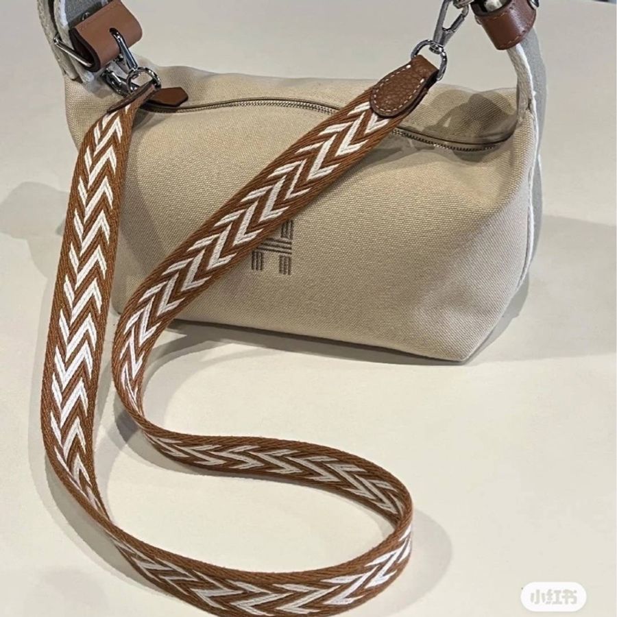 愛馬仕 Hermes Sangle Zigzag Bag Strap 金棕色 稀有款 編織 肩帶 背帶 斜背帶 肩背帶-6