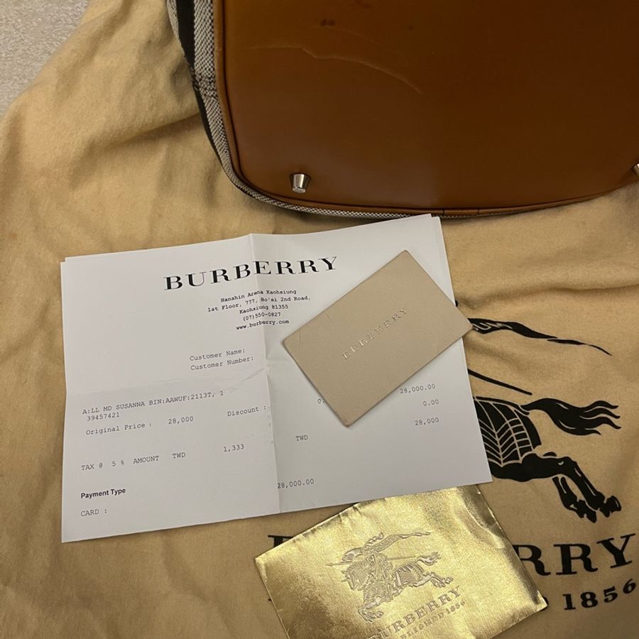 Burberry 千頌伊水桶包 大款85新-17