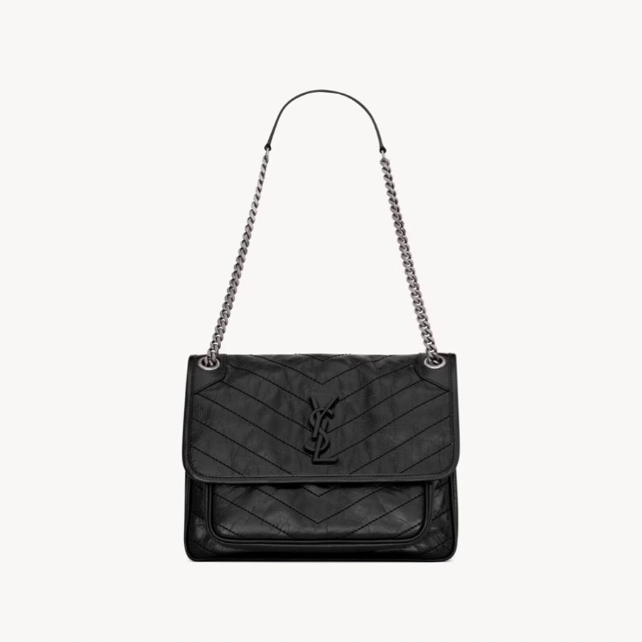 實拍❗️YSL Niki 中號 經典款 最實用 尺寸 百搭 質感-2