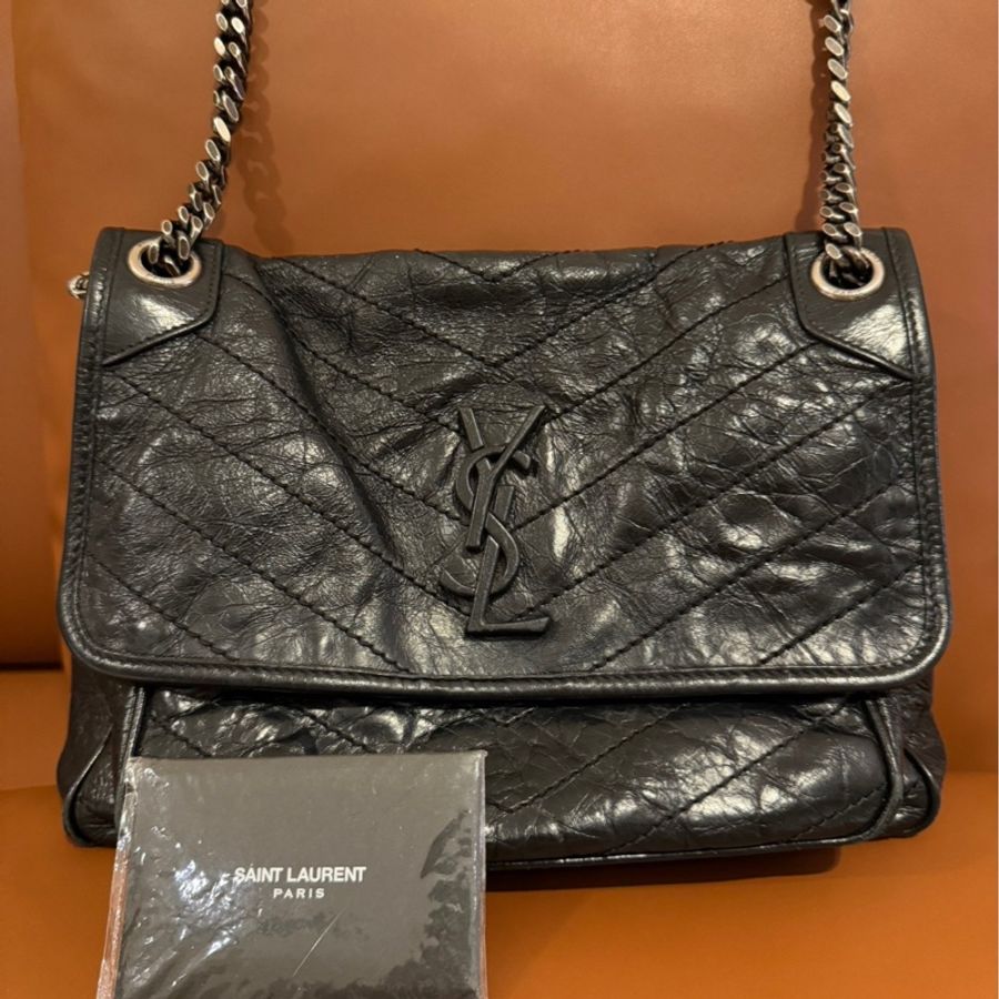 實拍❗️YSL Niki 中號 經典款 最實用 尺寸 百搭 質感-6
