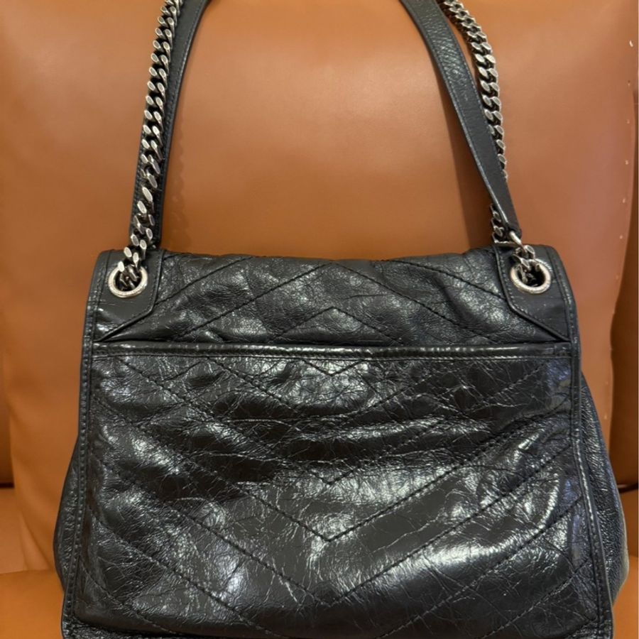 實拍❗️YSL Niki 中號 經典款 最實用 尺寸 百搭 質感-8