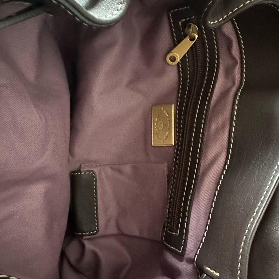 💕清貨價💕復古Bally 啡色hobo bag-12