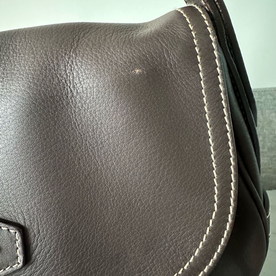 💕清貨價💕復古Bally 啡色hobo bag-15