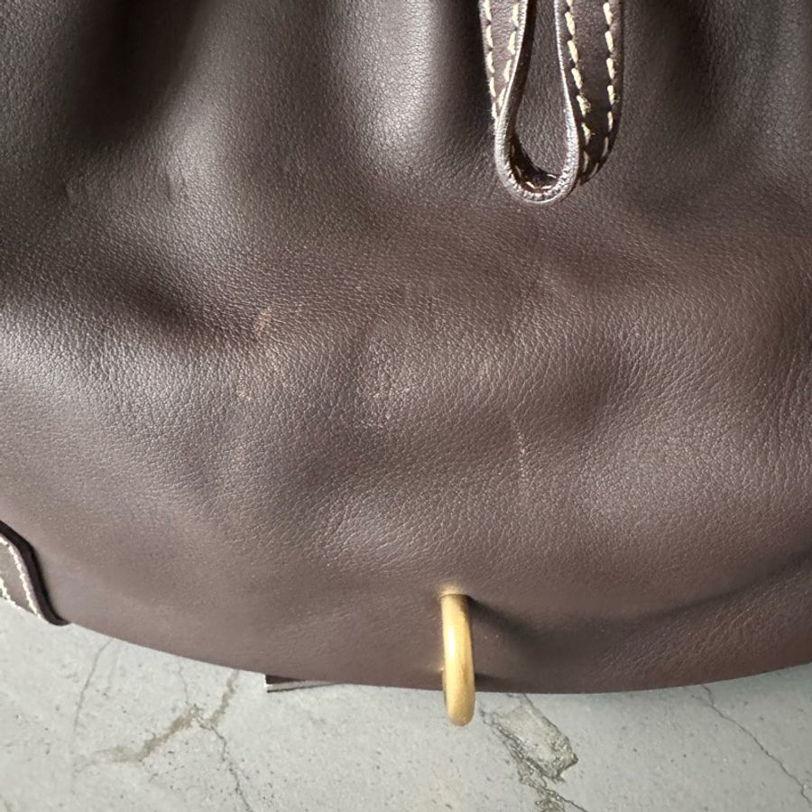 💕清貨價💕復古Bally 啡色hobo bag-16