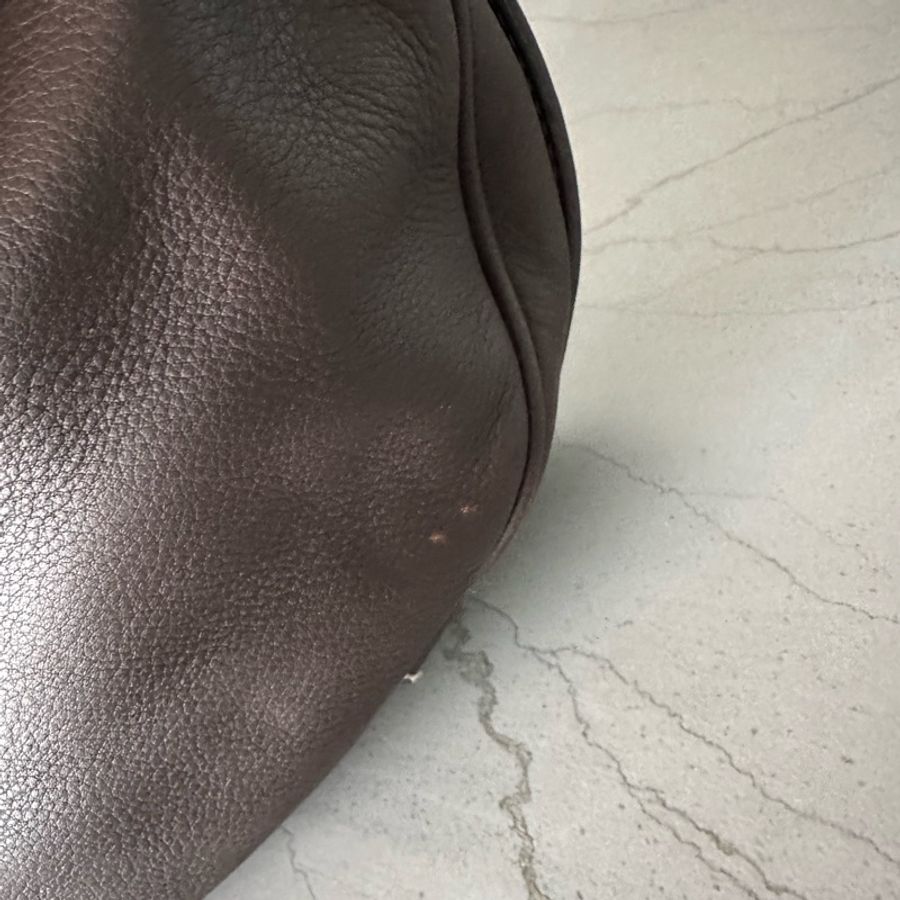 💕清貨價💕復古Bally 啡色hobo bag-17