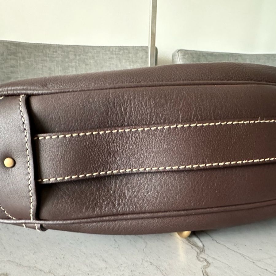 💕清貨價💕復古Bally 啡色hobo bag-18