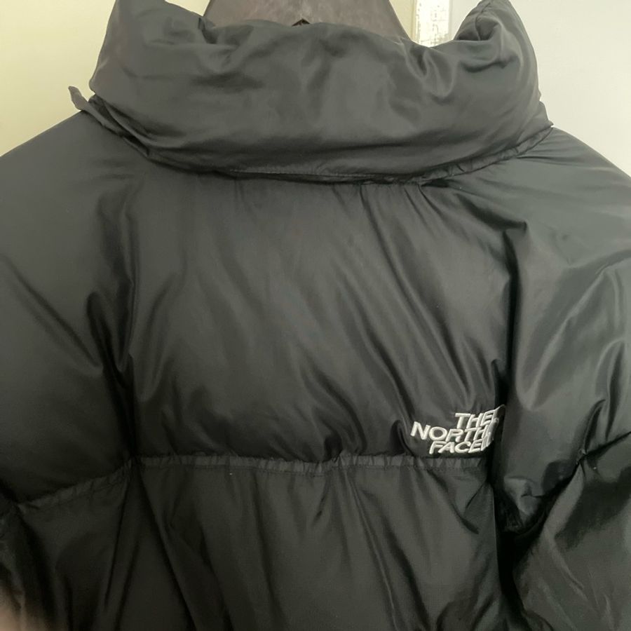 the north face 700羽絨外套黑色s號-1