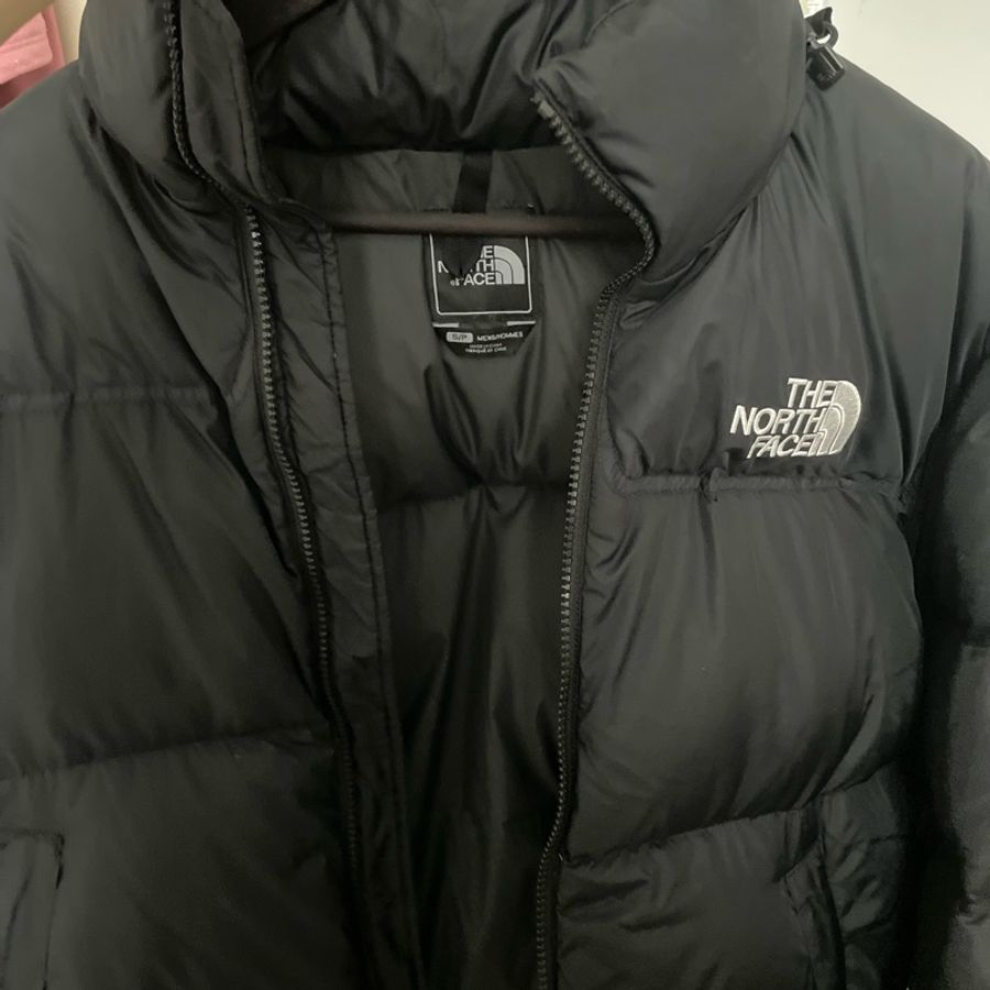 the north face 700羽絨外套黑色s號-2