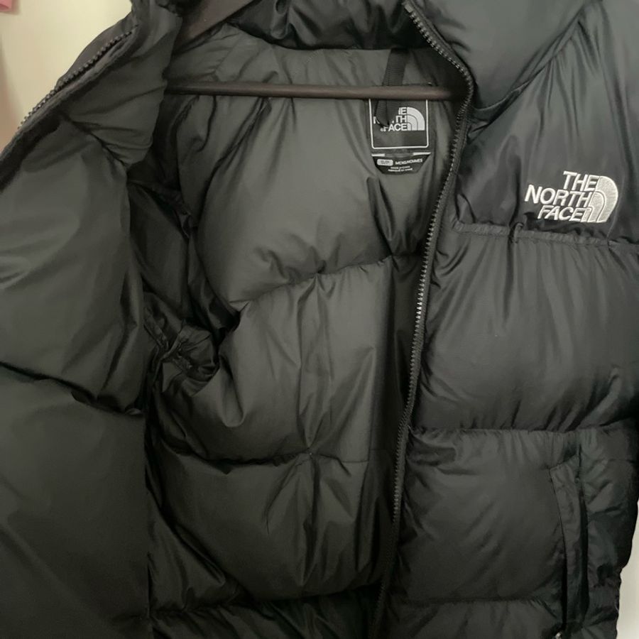 the north face 700羽絨外套黑色s號-3